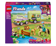 Klocki LEGO® LEGO FRIENDS 42695 Przyczepa z koniem i źrebaczkiem